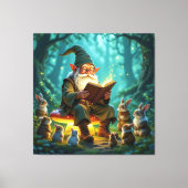 „Der Zauberwald-Erzähler“ Leinwanddruck (Vorderseite)