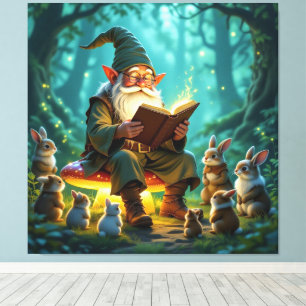 „Der Zauberwald-Erzähler“ Leinwanddruck