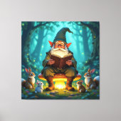 „Der Zauberwald-Erzähler“ Leinwanddruck (Vorderseite)