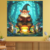 „Der Zauberwald-Erzähler“ Leinwanddruck (Insitu (Wohnzimmer))