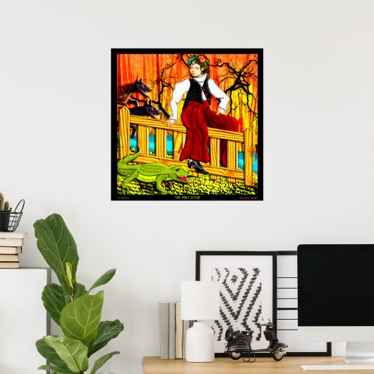 Der Zaun Poster (Heimbüro)