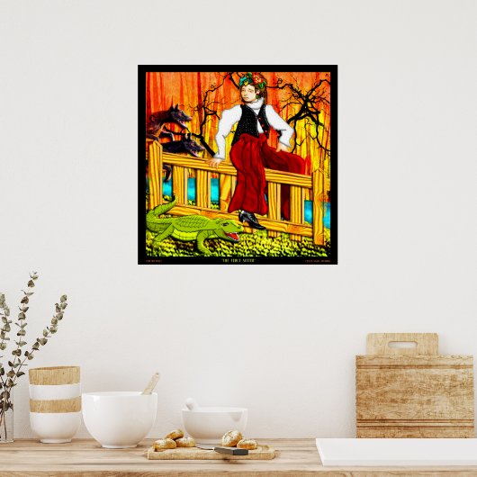 Der Zaun Poster (Küche)