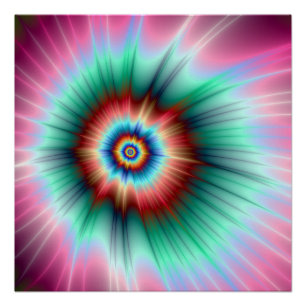 Der Zazzle Perfect Poster Gefärbte Krawatte Comet