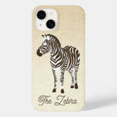 Der Zebra-Farbblock Case-Mate iPhone Hülle (Rückseite)