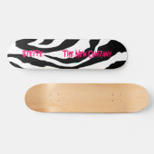 Der Zebra Skateboard (Horizontal)