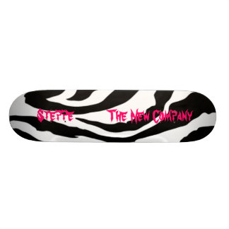 Der Zebra Skateboard