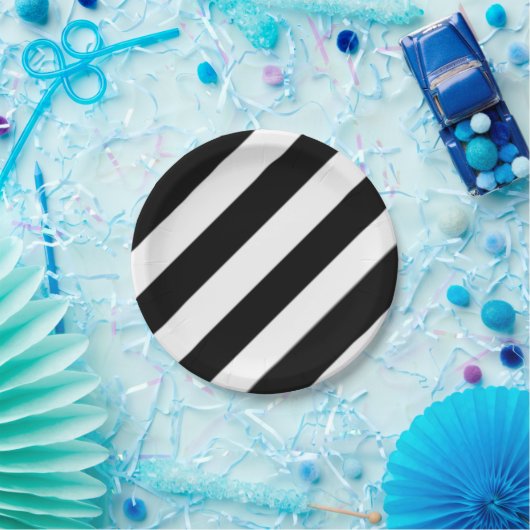 Der Zebra-Zebra Pappteller (Party)