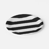 Der Zebra-Zebra Pappteller (Schrägansicht)