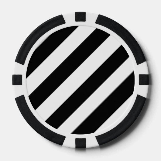Der Zebra-Zebra Pokerchips (Vorderseite)