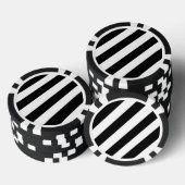 Der Zebra-Zebra Pokerchips (Stapel)