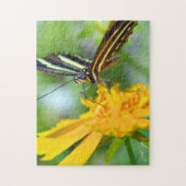 Der Zebrafalter Puzzle (Vertikal)