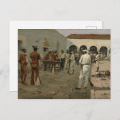 Der Zeichn des Schwarzen Beans Postkarte (Vorne/Hinten)