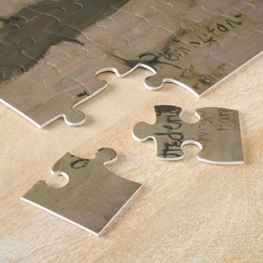 Der Zeichn des Schwarzen Beans Puzzle (Seite)