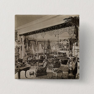 Der zeichnende Raum, Wickham Hall, Kent, 1897 Button