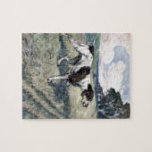 Der Zeiger oder der Setzer Puzzle (Horizontal)