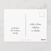 Der Zeit herauf Bewegungs-weiblichen Engel Wings Postkarte (Rückseite)