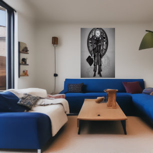 Der Zeitbewahrer   AI Art Poster