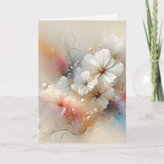 Der zeitgenössische Kosmos anlässlich des Jahresta Karte (Vorderseite)