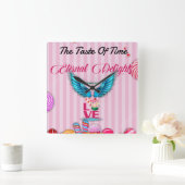 Der "Zeitgeschmack" Quadratische Wanduhr (Zuhause)