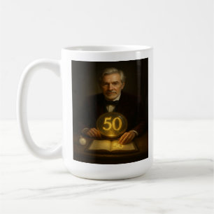 Der zeitlose Gentleman: 50. Geburtstags-Tasse Kaffeetasse