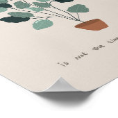 Der Zeitpunkt, zu dem Sie die Samen-Angabe Pflanze Poster (Ecke)