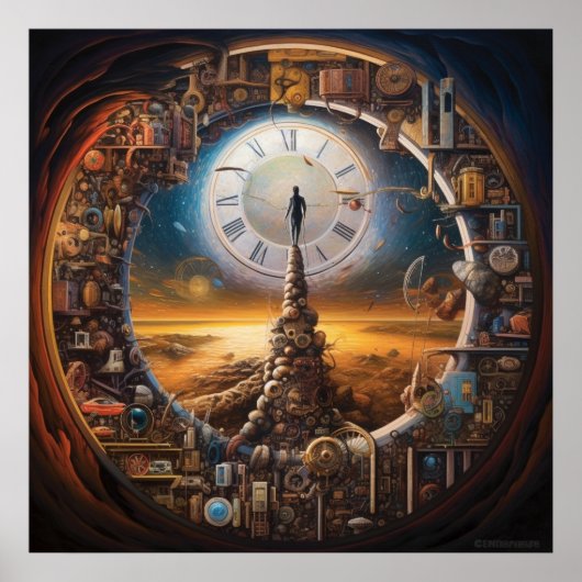 Der Zeitreisende Poster (Vorne)