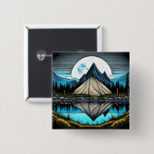 Der Zelt am See im Gebirge Button (Vorne & Hinten)