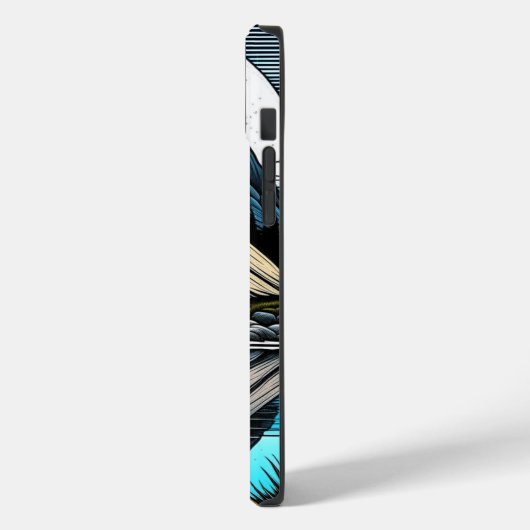 Der Zelt am See im Gebirge Case-Mate iPhone Hülle (Rückseite / Links)