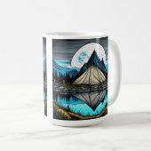 Der Zelt am See im Gebirge Kaffeetasse (VorderseiteRechts)