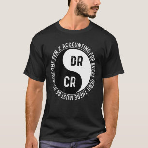 Der Zen für die Buchführung für jede dort liegende T-Shirt