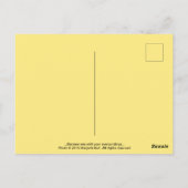 Der Zen-Moment des Eichhörnchens Postkarte (Rückseite)