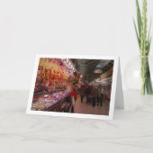 Der Zentralmarkt von Valencia, España Karte (Vorderseite)