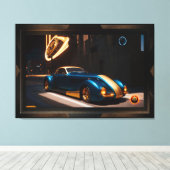 Der Zephyr Centorus I950 Sportcoupe Leinwanddruck (Insitu (Holzboden))