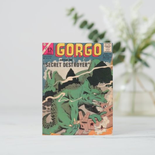 Der Zerstörer Postkarte (Stehend Vorderseite)