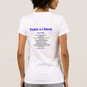 Der zerstörte T - Shirt der Frauen (Rückseite)