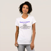 Der zerstörte T - Shirt der Frauen (Vorne ganz)