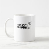 Der Ziege Whisperer. Kaffeetasse (Links)