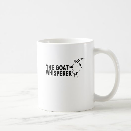 Der Ziege Whisperer. Kaffeetasse (Rechts)