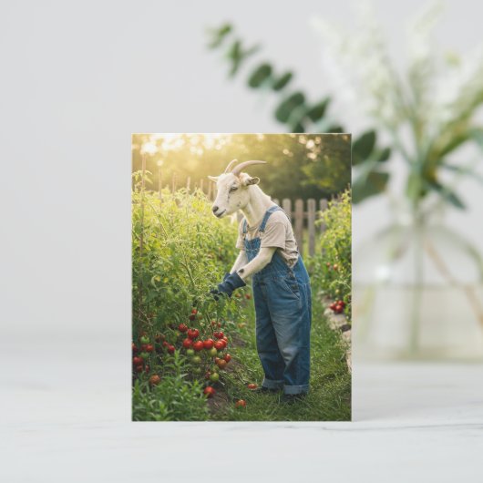 Der Ziegengärtner Postkarte (Stehend Vorderseite)