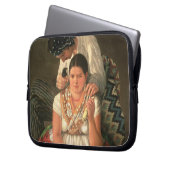 Der Zigeunerjunge und das Mädchen, (Öl auf Laptopschutzhülle (Vorderseite Links)