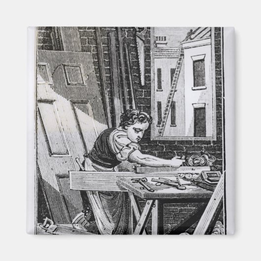 Der Zimmermann Magnet (Vorne)