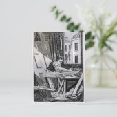 Der Zimmermann Postkarte (Stehend Vorderseite)