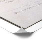 Der Zimmermann Telegramm Telegraph mit Transkript Poster (Ecke)