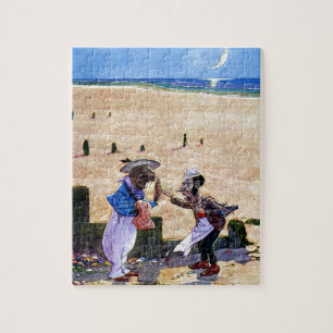 Der Zimmermann und das Walross - Alice im Wunderla Puzzle