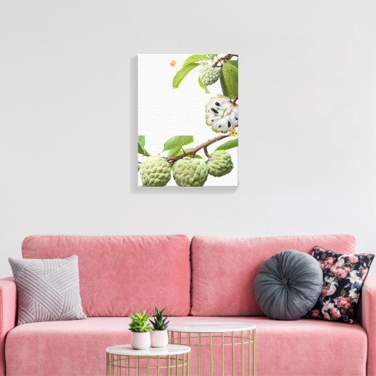 Der Zimt-Apfel Leinwanddruck (Insitu (Wohnzimmer))