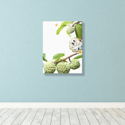 Der Zimt-Apfel Leinwanddruck (Insitu (Holzboden))