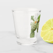 Der Zimt-Apfel Schnapsglas (Links)