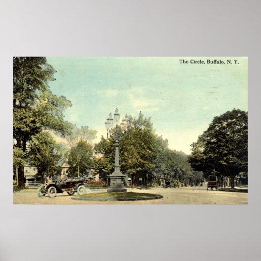 Der Zirkel, Buffalo NY 1913 Vintag Poster (Vorne)
