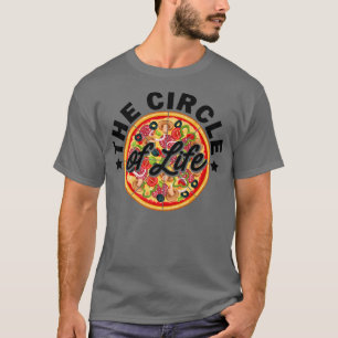 Der Zirkel des Lebens Pizza Lover, die Pizza Itali T-Shirt