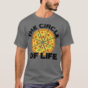 Der Zirkel des Lebens Pizza Lover, die Pizza Itali T-Shirt